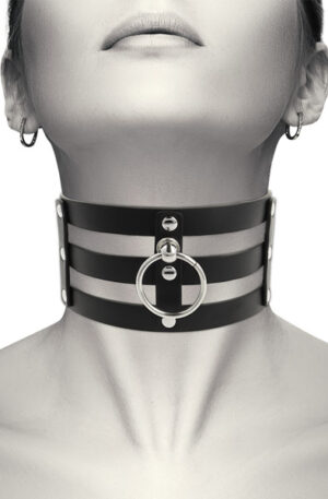 Coquette Hand Crafted Choker Vegan Leather Fetish - BDSM Dūsintuvas (Chokeris) 1