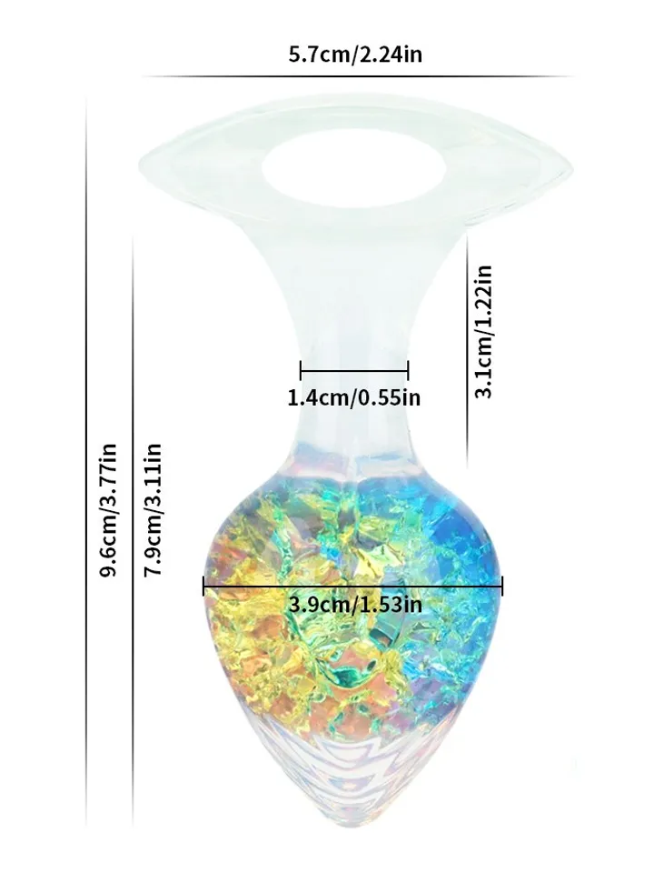 Cosmic Galaxy Butt Plug 9 cm - Analinis kištukas 3 [full]