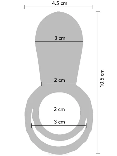 Couples Stimulator Ring - Vibruojantis gaidžio žiedas 4