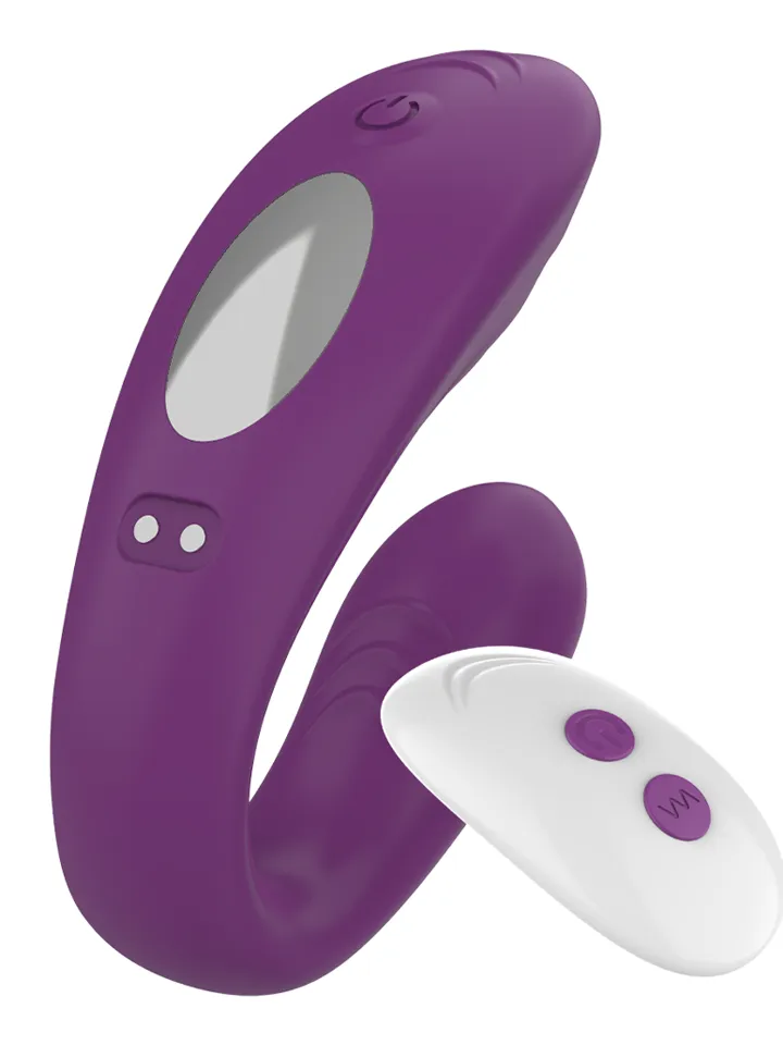 Couples Vibrator With Remote Purple - Porų vibratorius 1 [full]