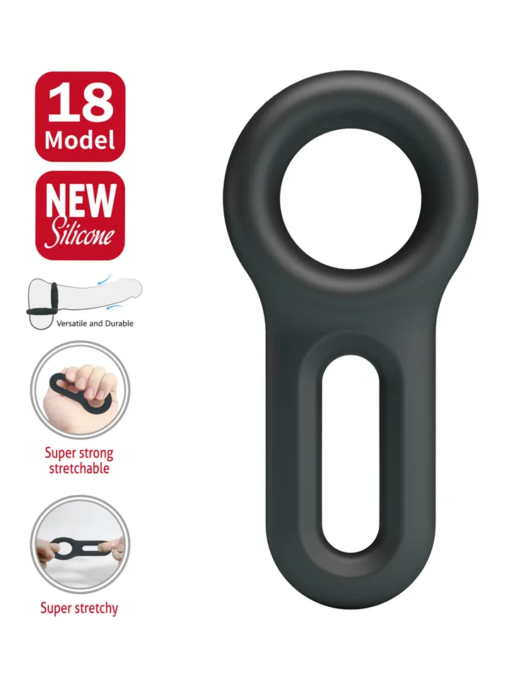 Crazy Bull Oniel Cock & Ball Ring - Varpos ir kapšelio žiedai 2 [full]