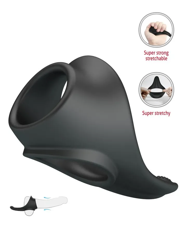 Crazy Bull Zadok Silicone Cock & Testicles Ring - Varpos ir kapšelio žiedai 1 [full]