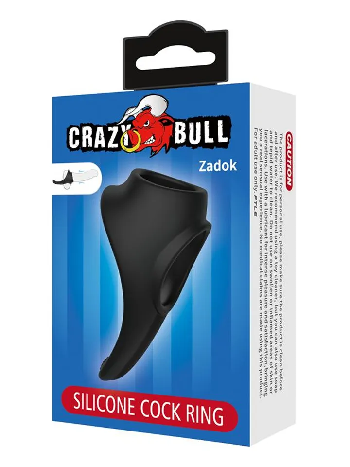 Crazy Bull Zadok Silicone Cock & Testicles Ring - Varpos ir kapšelio žiedai 5 [full]