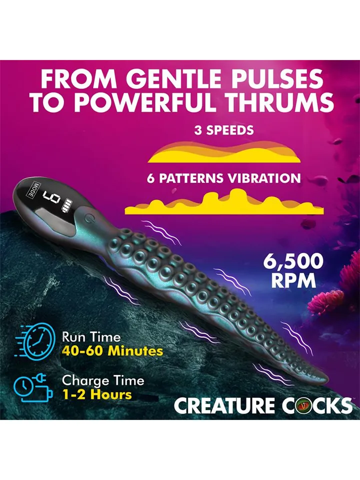 Creature Cocks Tentavibe Silicone Vibrator 27 cm - Vibruojantis dildo 2 [full]