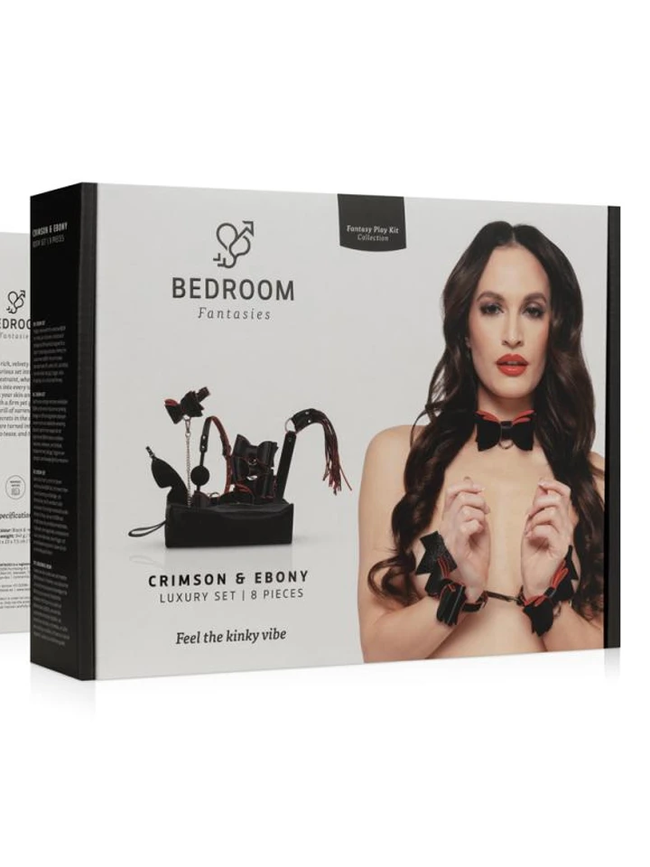 Crimson & Ebony 8-pcs Luxury Bondage Set - Vergavimo rinkinys 3 [full]