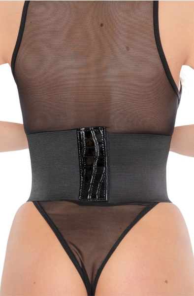 Croco Front Waist Cincher - Korsetas 3