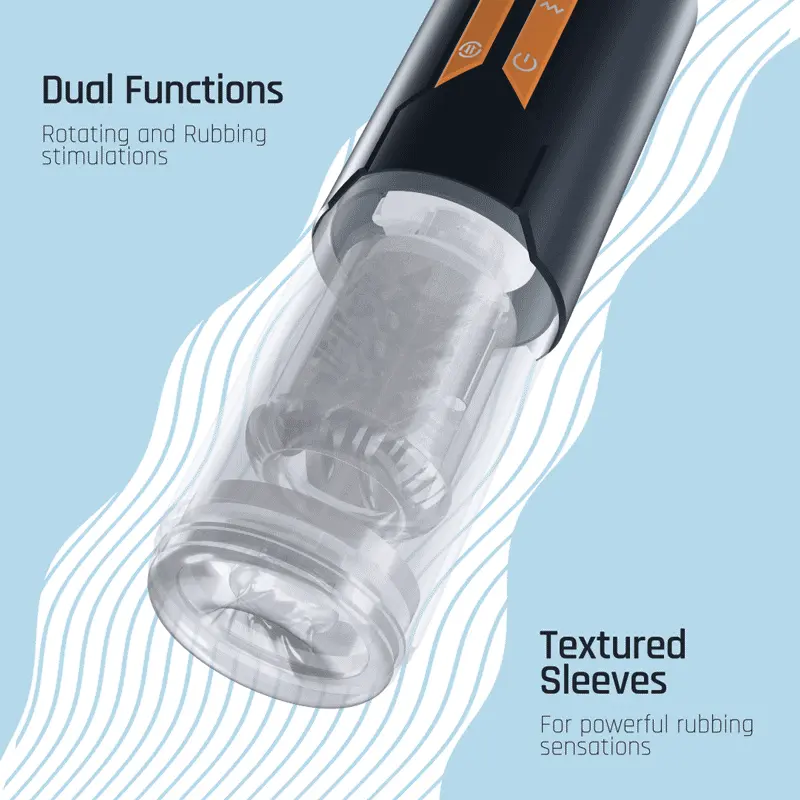 Cruizr CM09 3-in-1 Masturbator With LCD Display - Automatinis masturbatorius 1 [full]