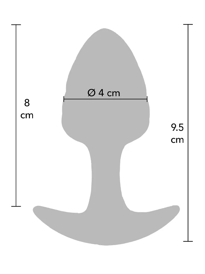 Crystal Butt Plug Medium - Analinis kištukas 3 [full]