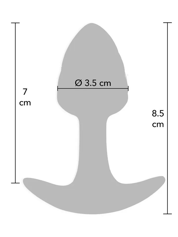 Crystal Butt Plug Small - Analinis kištukas 3 [full]