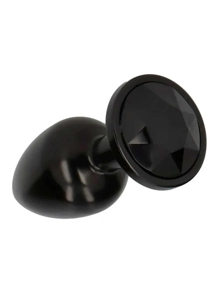 Dark Black Secret Plug Small - Analinis kaištis metalinis 3 [full]