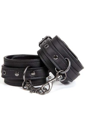 Dark Desire Ankle Cuffs Black - Kulkšnies rankogaliai 1