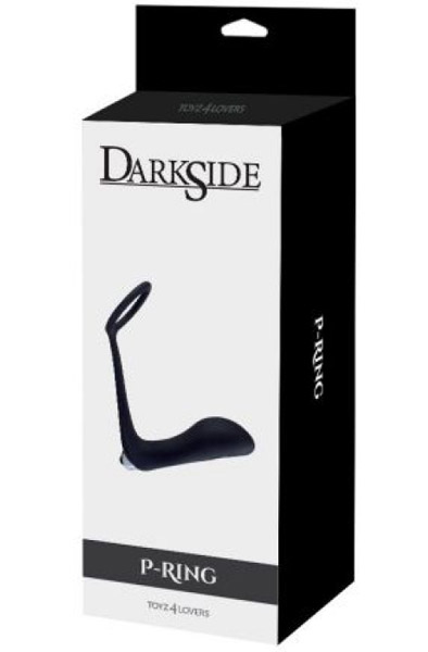 Dark Side Plug P-ring With Bullet - Prostatos vibratorius su varpos žiedu 3