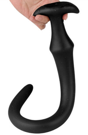 Darksil Ultra Long Slim Dildo Black L 50 cm - Ypač ilgas analinis dildo 1