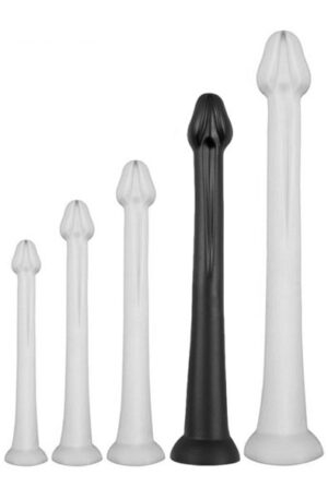 Darksil Whale Dildo XL Black 48 cm - Ypač ilgas analinis dildo 1