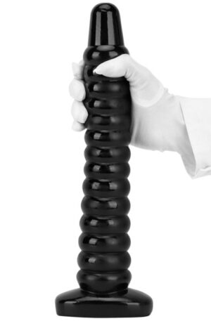 Darksil Worep Dildo Black 35 cm - Papildomas tipas analinis dildo 1