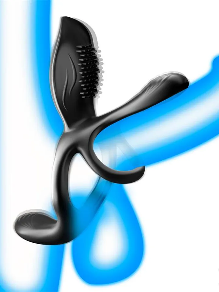 Daxer Girth Gainer Vibrating Double Cockring - Vibruojantis gaidžio žiedas 2 [full]