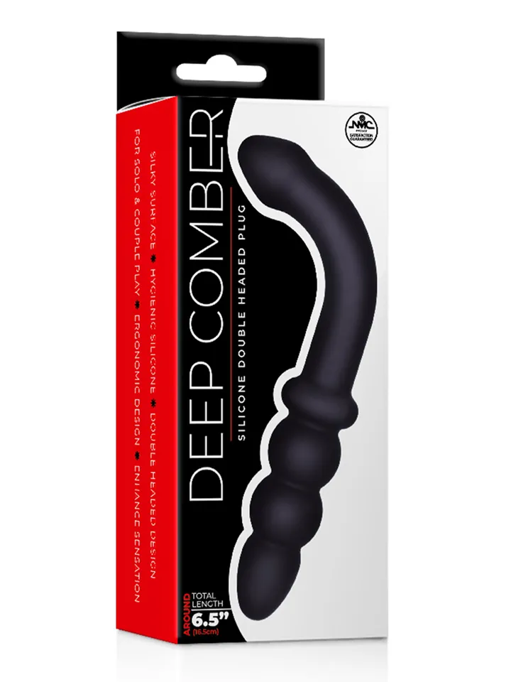 Deep Comber Silicone Double Headed Plug - Analinis dildo 3 [full]