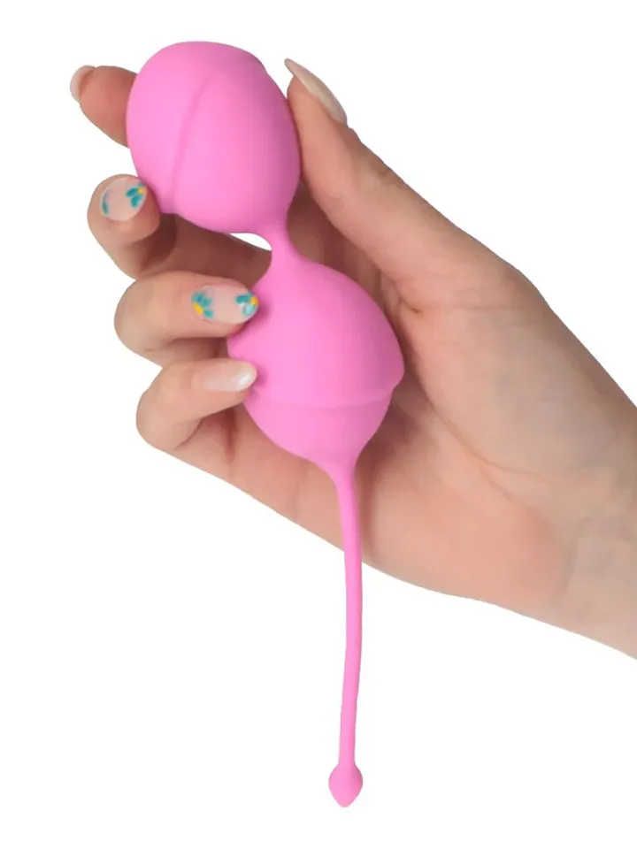 Delight Pussy Lichee Silicone Pink - Kegelio rutuliai 1 [full]