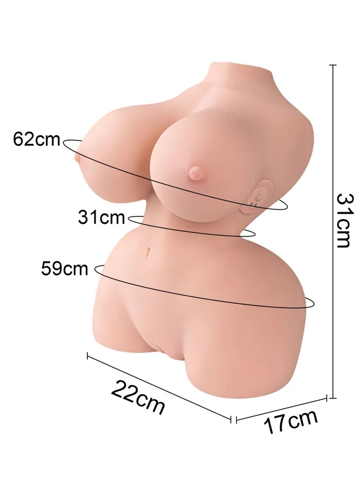 Delilah Vibrating Sex Doll 4,7 kg - Sekso lėlė 4 [full]