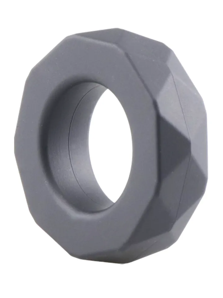 Deluxe Silicone Cock Ring Black - Gaidžio žiedas 1 [full]
