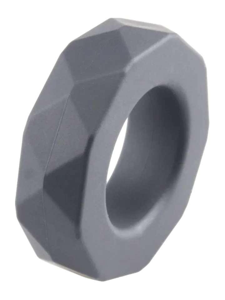 Deluxe Silicone Cock Ring Black - Gaidžio žiedas 2 [full]