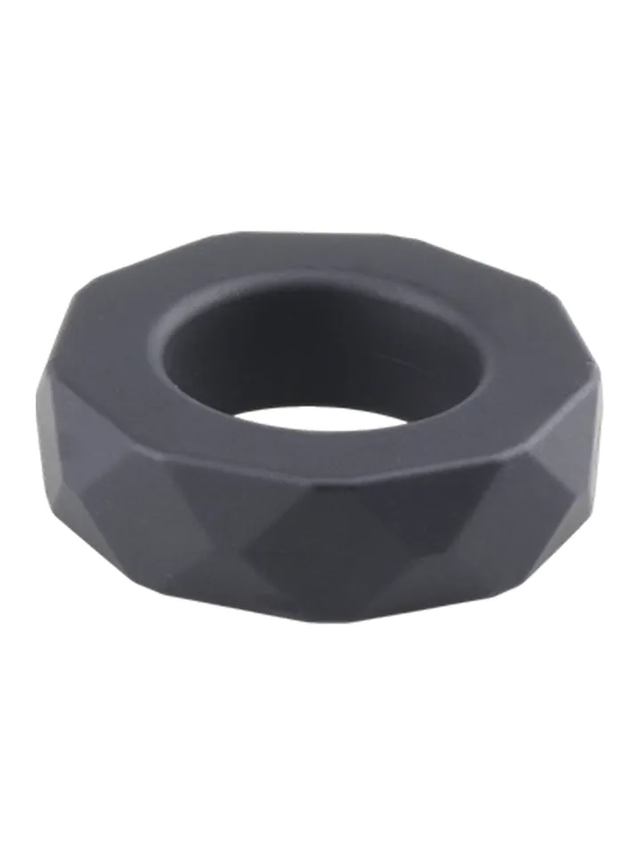 Deluxe Silicone Cock Ring Black - Gaidžio žiedas 3 [full]
