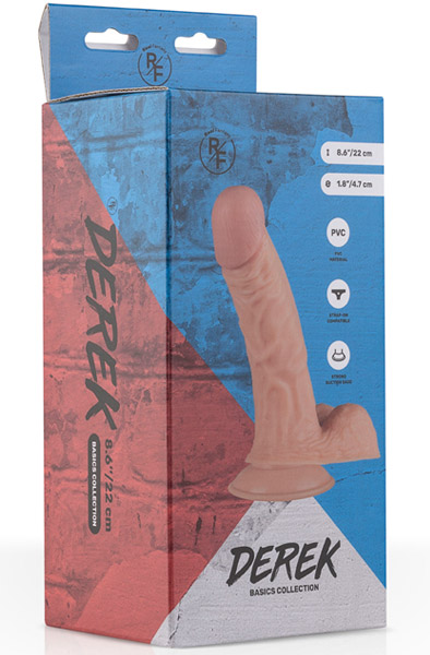 Derek Realistic Dildo 22 cm - Dildo 3