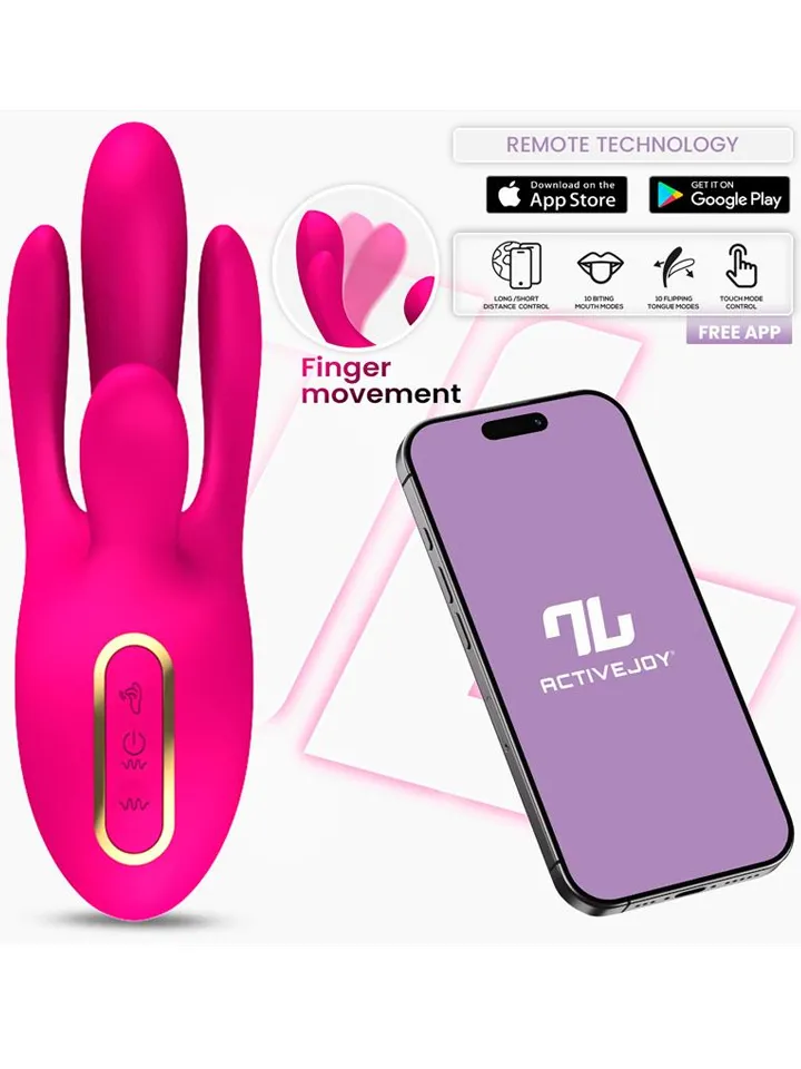 Derek Vibe With Finger Function 3 Motors & App - Su programėle valdomas vibratorius 1 [full]