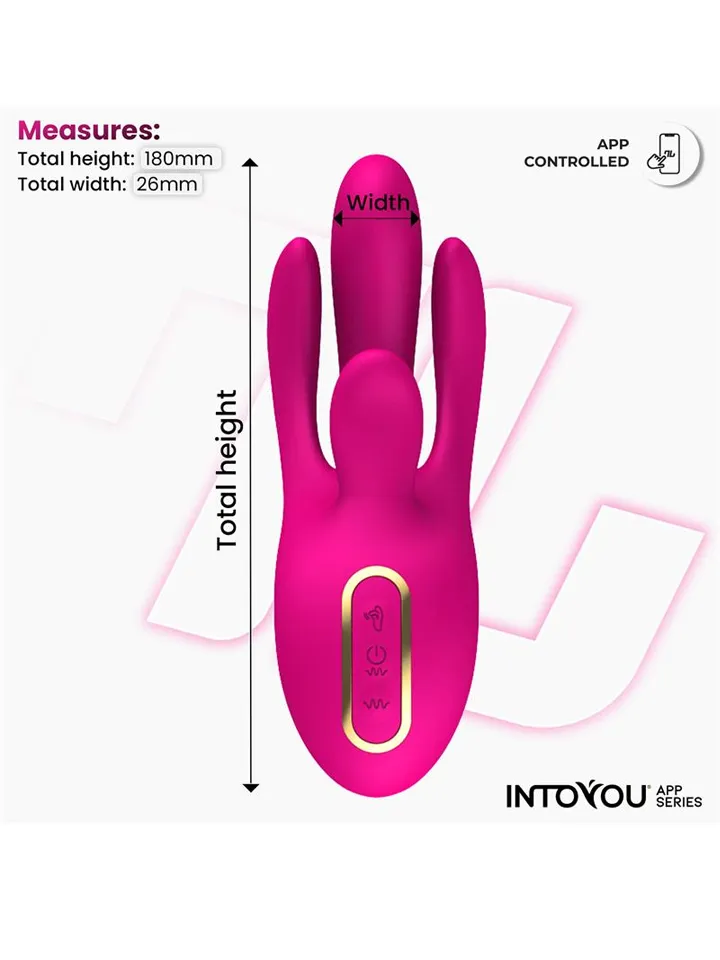 Derek Vibe With Finger Function 3 Motors & App - Su programėle valdomas vibratorius 4