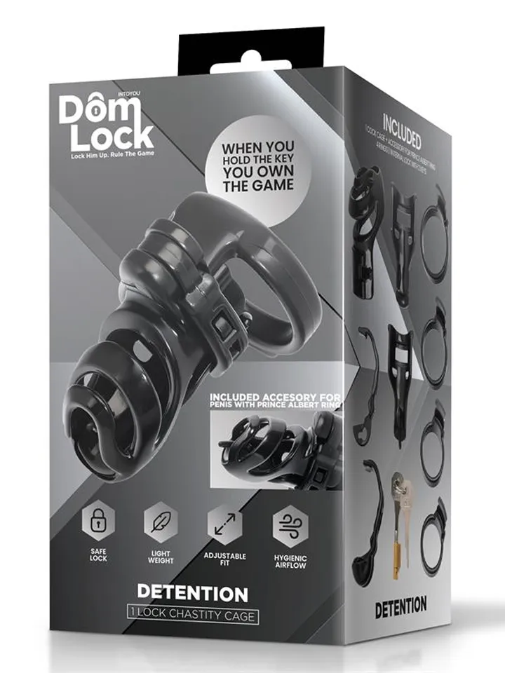 Detention Chastity Cage - Skaistybės narvas 4 [full]