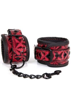 Diabolique Dark Handcuffs Red - Antrankiai 1
