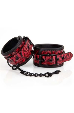 Diabolique Dark Red Ankle Cuffs - Kulkšnies rankogaliai 1