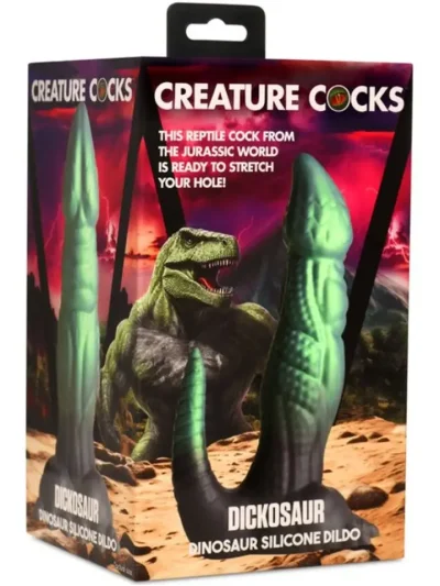 Dickosaur Dinosaur Silicone Dildo 18,5 cm - Dragon dildo 6