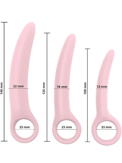 Dilators Set For Pelvic Floor Exercises - Dilatoriaus paketas 2