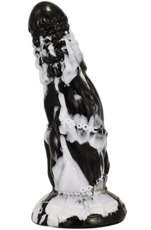 Dildo Fheniks Black-White 21 cm - Dragon dildo 1