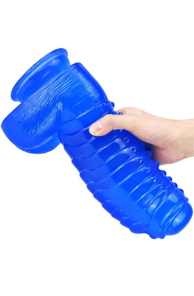 Dildo Monster Carapace Blue 31 cm - Dragon dildo 2