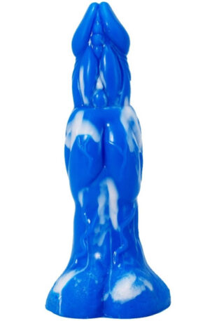 Dildo Wolorz Blue-White 23 cm - Dragon dildo 1