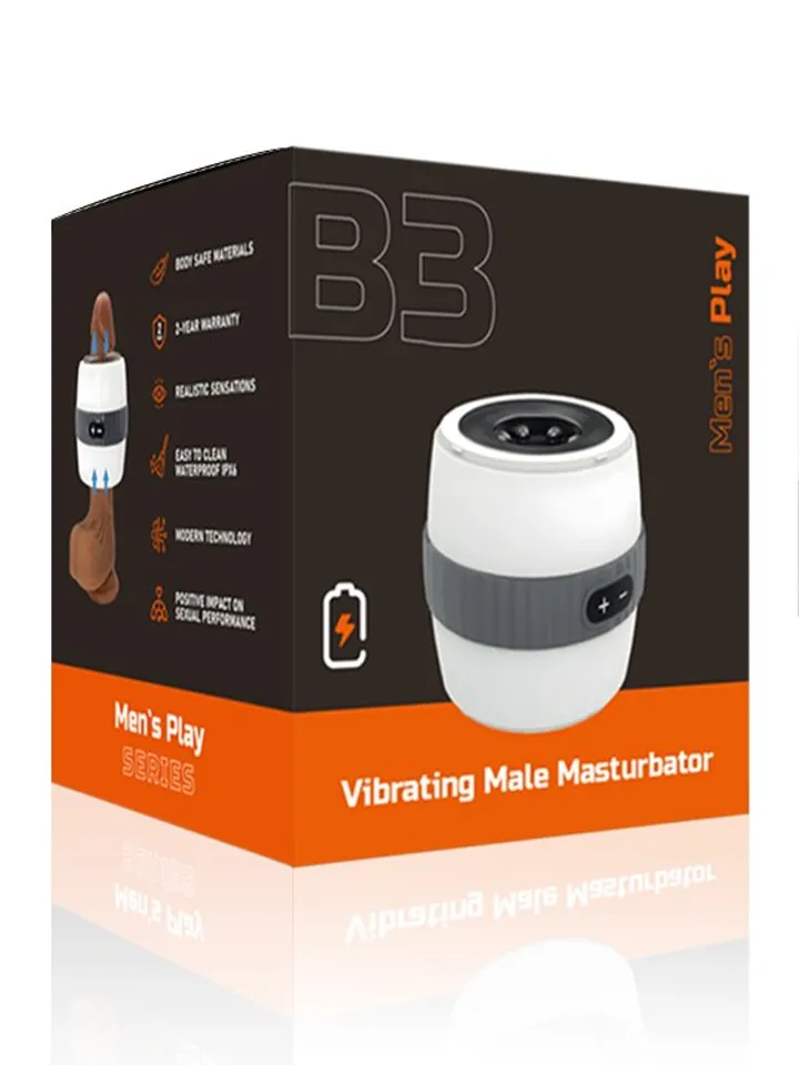 Discreet Male Masturbator With Vibrations - Vibruojantis masturbatorius 4 [full]