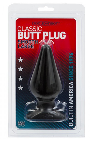 Doc Johnson Butt Plug Large Black - Analinis kištukas 2