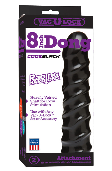 Doc Johnson Dildo Codeblack Black 20,5cm - Dildo 2