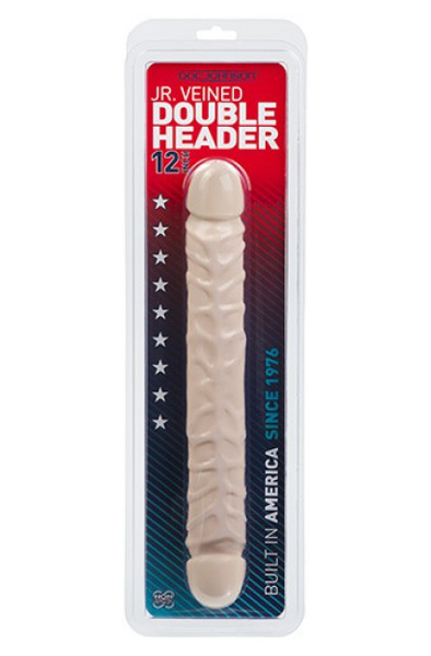 Doc Johnson Jr. Veined Double Header 30cm - Dvigubas dildo 2