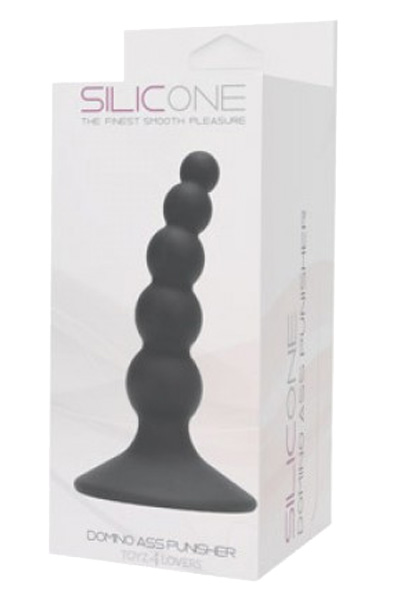 Domino Ass Punisher Silicone Black - Analinis kištukas 3 [full]