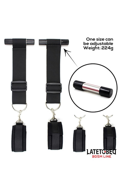 Door Swing Nylon Bind Neoprene Wrist Cuffs - Pozicijos meistras 3