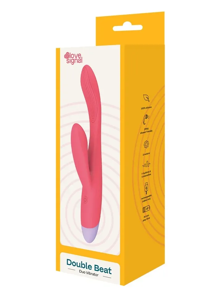 Double Beat Duo Vibrator - Triušio vibratorius 4 [full]