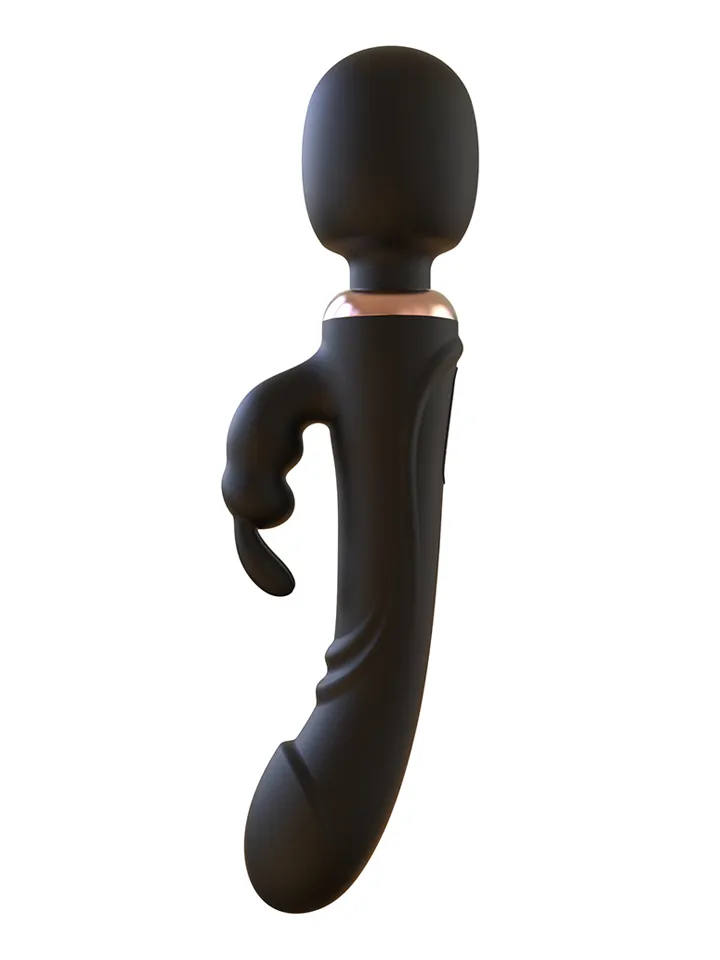 Double-Ended Rabbit Wand Vibrator - Stebuklinga lazdelė / masažo lazdelė 1 [full]