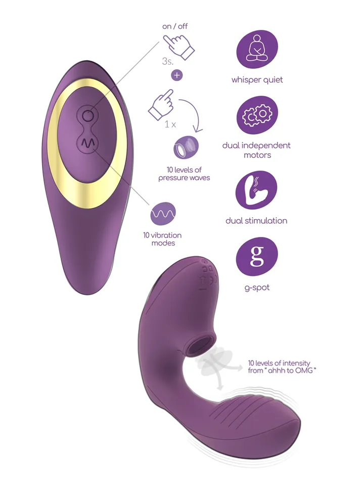 Double Orgasm Clitoral & G-spot Stimulator - Klitorio stimuliatorius 2 [full]