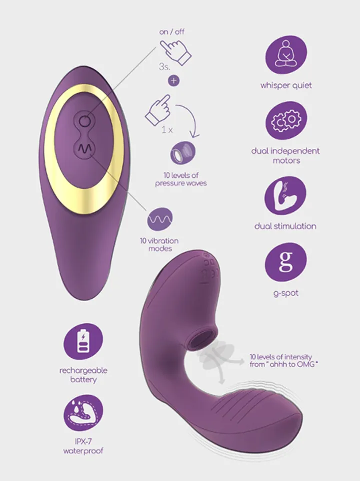 Double Orgasm Clitoral & G-spot Stimulator - Klitorio stimuliatorius 2 [full]