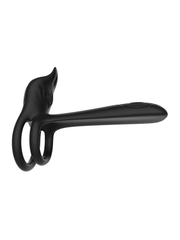 Double Vibrating 10 Functions Ring With Remote - Vibruojantis gaidžio žiedas 3 [full]