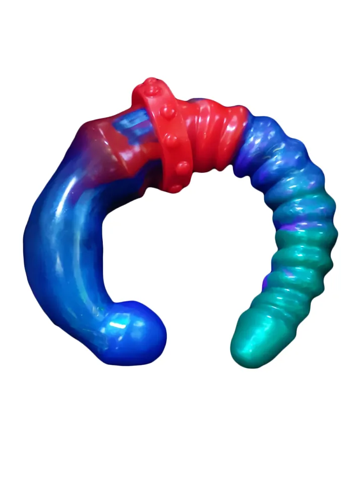 DoublePlayz Double Good Bluewy 35,5 cm - Dvigubas dildo 2 [full]