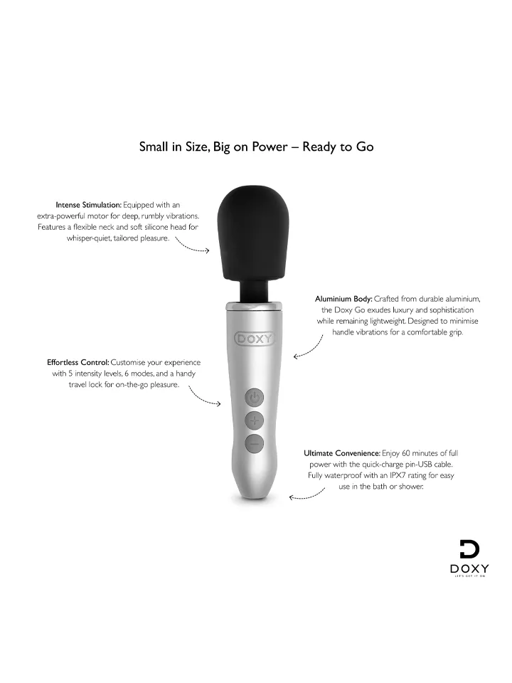 Doxy Go Wand - Stebuklinga lazdelė / masažo lazdelė 2 [full]